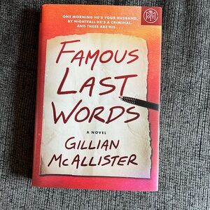 Famous Last Words Book by Gillian McAllister